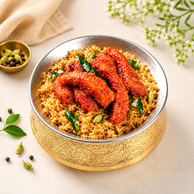 Thalappakatti 555 Paneer Biryani(Serves 1)