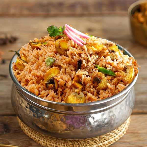 Thalappakatti Mushroom Biryani