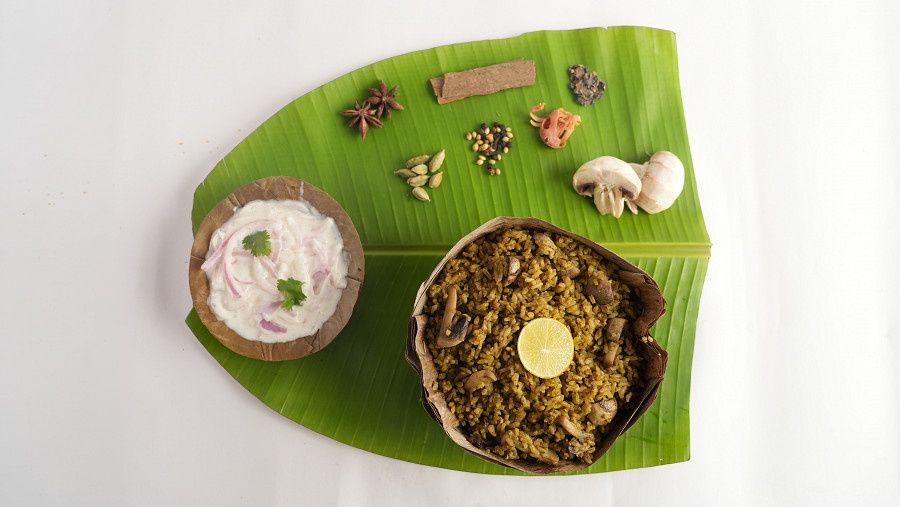 Donne - Mushroom Biryani