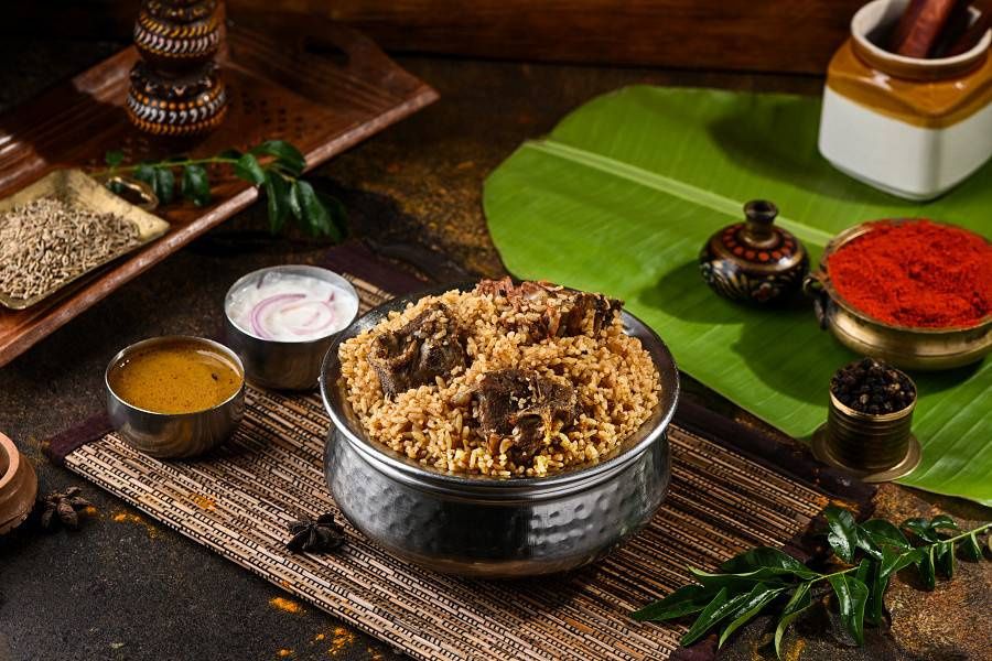 Thalappakatti Naidu Mutton Biryani (Serves 2)