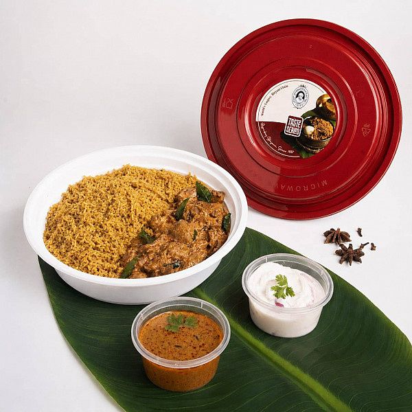 Thalappakatti Mushroom Sukka Biryani (Serves 1)