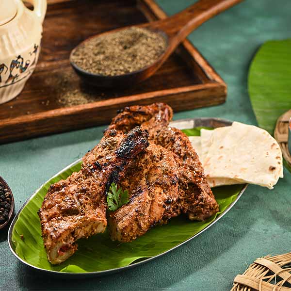 Pepper Chicken Barbeque (Half Portion)