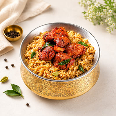 Thalappakatti 555 Chicken Biryani(Serves 1)