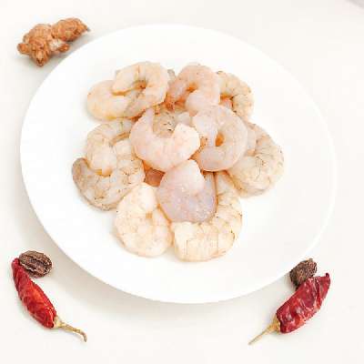 Frozen Prawns - White (Jumbo) (Tail - On)