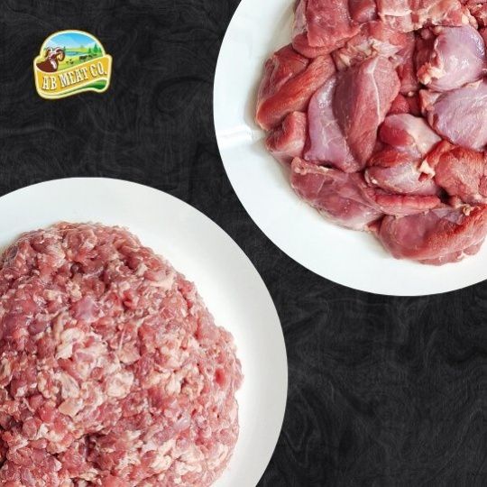 Mutton - Leg/ Raan Boneless + Leg/ Raan Minced / Kheema (Premium Quality)