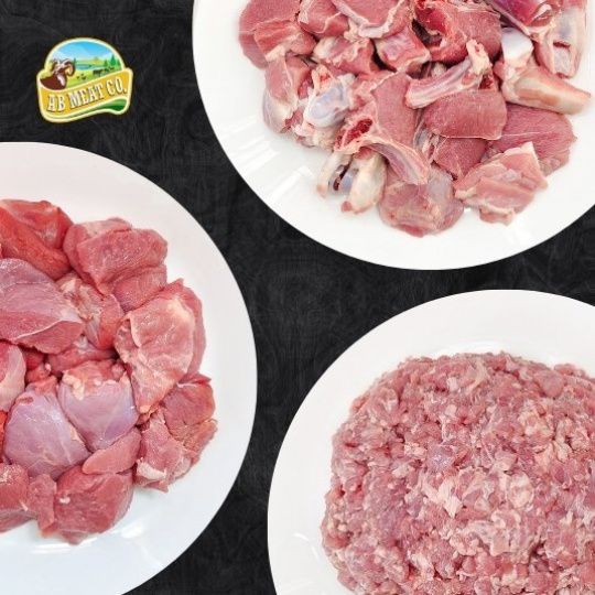 Mutton With Bones + Mutton Boneless + Mutton Minced