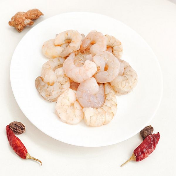 Frozen Prawns - White (Jumbo) (Tail - On) [500 Grams]