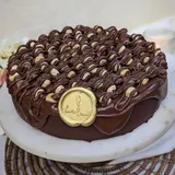 Belgian Dark Chocolate Nutella Hazelnut Cake