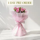 Pink Roses Mini Wrap