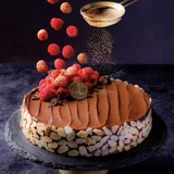 Red Berry Belgian Dark Chocolate Cake