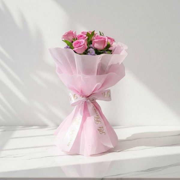 Pink Roses Mini Wrap