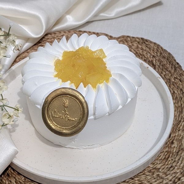 Pineapple Fresh Cream Bento Cake