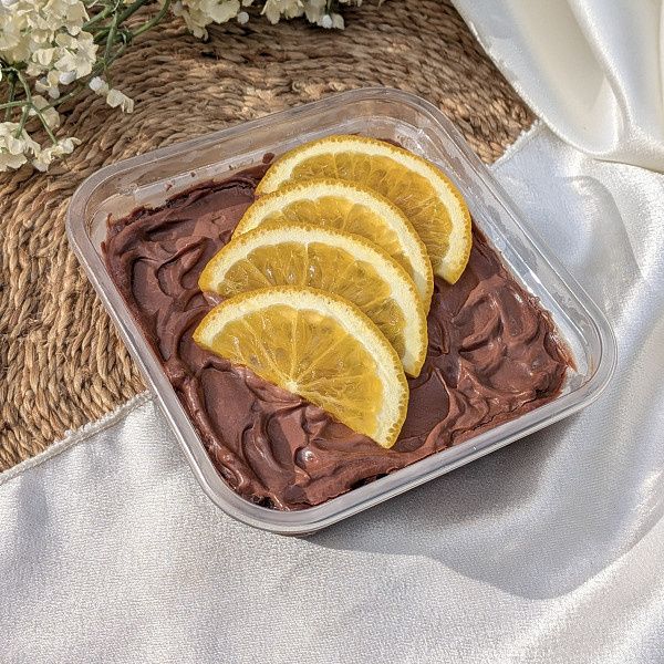 Belgian Dark Chocolate Orange Tub