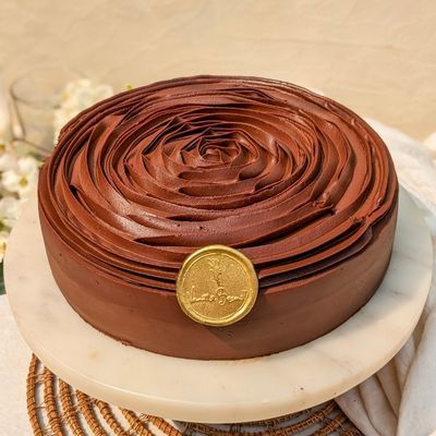 Belgian Dark Chocolate Sea Salt Cake