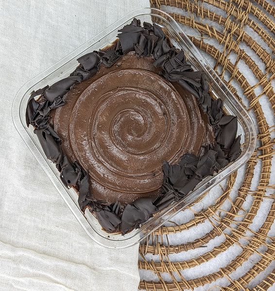 Coffee Belgian Dark Chocolate Cake Tub