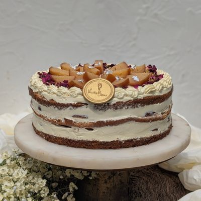 Gulab Jamun Thandai Cake