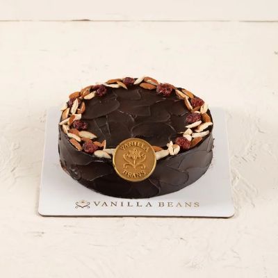 Chocolate Cranberry Almond Cake