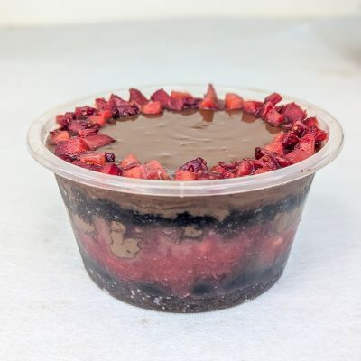 Boozy Nutella Strawberry Tub