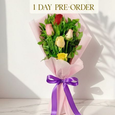 Mixed Rose Petite Wrap