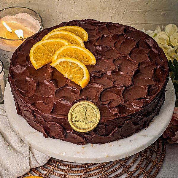 Belgian Dark Chocolate Orange Cake