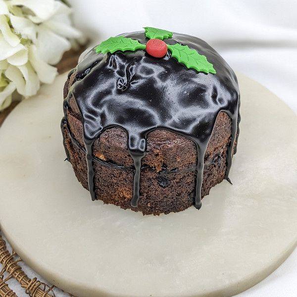 Chocolate Xmas Cake  (Without Rum)
