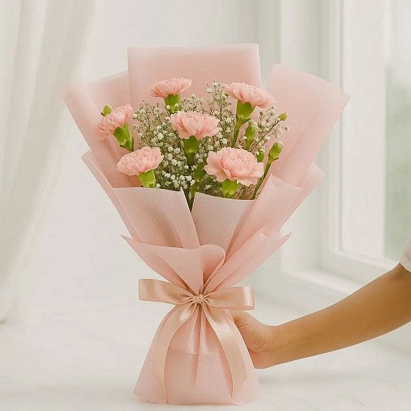 Carnation Hand Bouquet