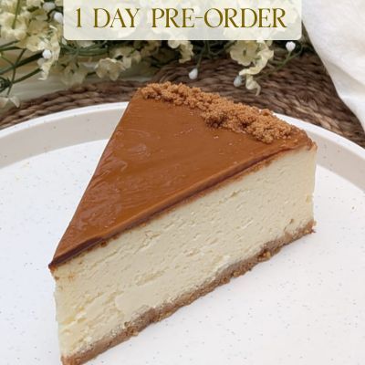 Baked Cheese Cake With Lotus Biscoff
