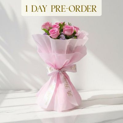 Pink Roses Mini Wrap