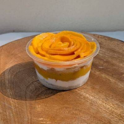 Mango Aamras Cheese Cake