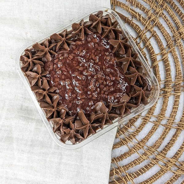 Belgian Dark Chocolate Cherry Cake Tub