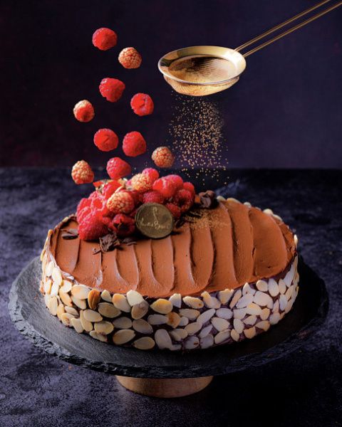 Red Berry Belgian Dark Chocolate Cake