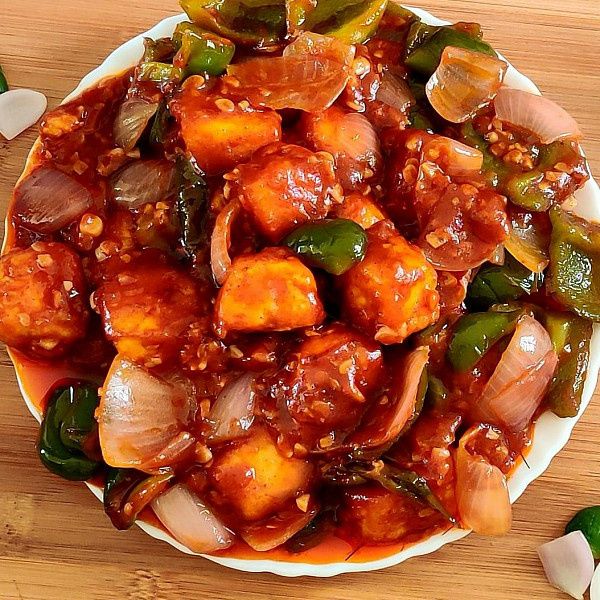 Paneer Mashroom Chilli