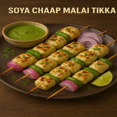 Soya Chaap Malai Tikka