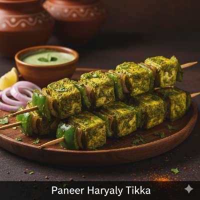 Paneer Haryali Tikka