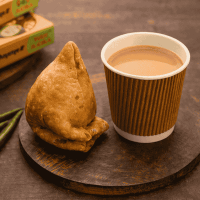 Samosa (1 Pc) + Chai