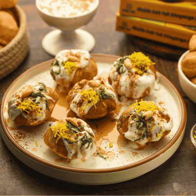 Dahi Vada Puchka (Rajsthani Flavour) [6 Pieces]