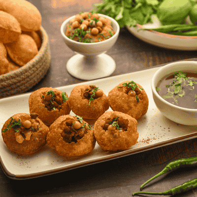 Regular Puchka /Panipuri /Fuchka [6 Pieces]