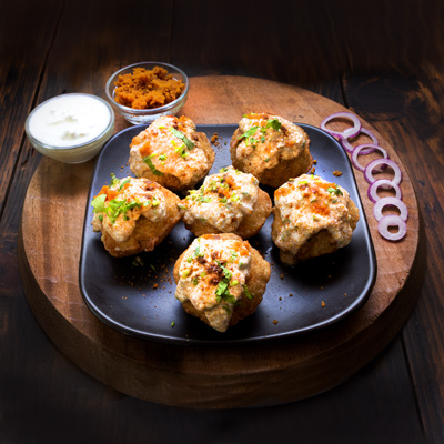 Dahi Chutney Puchka (Bombay Flavour) [6 Pieces]