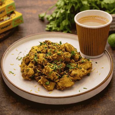 Aloo Chaat + Chai