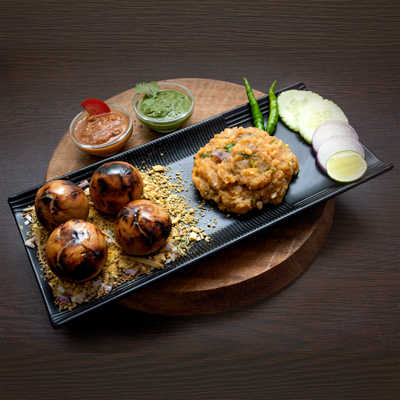Roasted Ginger Litti [4 Pieces] [UL]