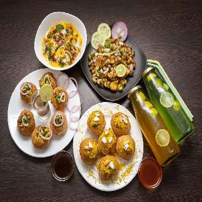 Roasted Litti+Dahi Vada+ Choose Your Drinks