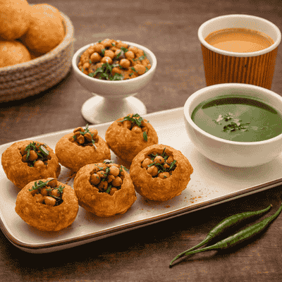 Maharashtra Panipuri + Chai