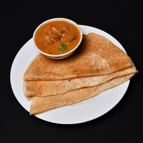 Dosa With Chicken Gravy
