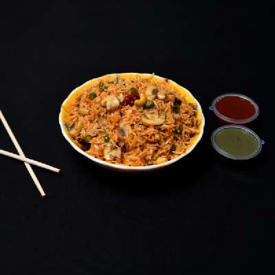 Schezwan Mushroom Fried Rice
