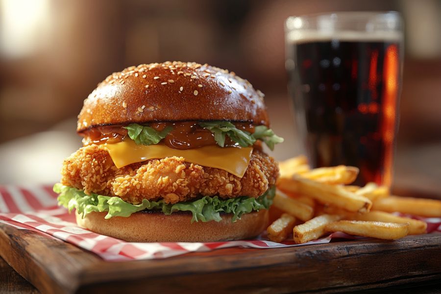 Mozzarella Parmigiana Burger