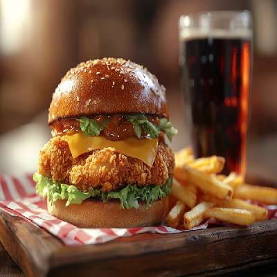 Mozzarella Parmigiana Burger