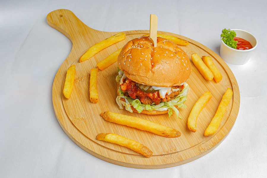 Crispy Nashville Chicken Burger