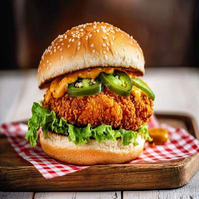 Devils Smokey Chicken Burger