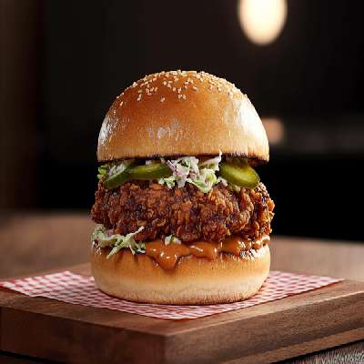 Crispy Nashville Chicken Burger