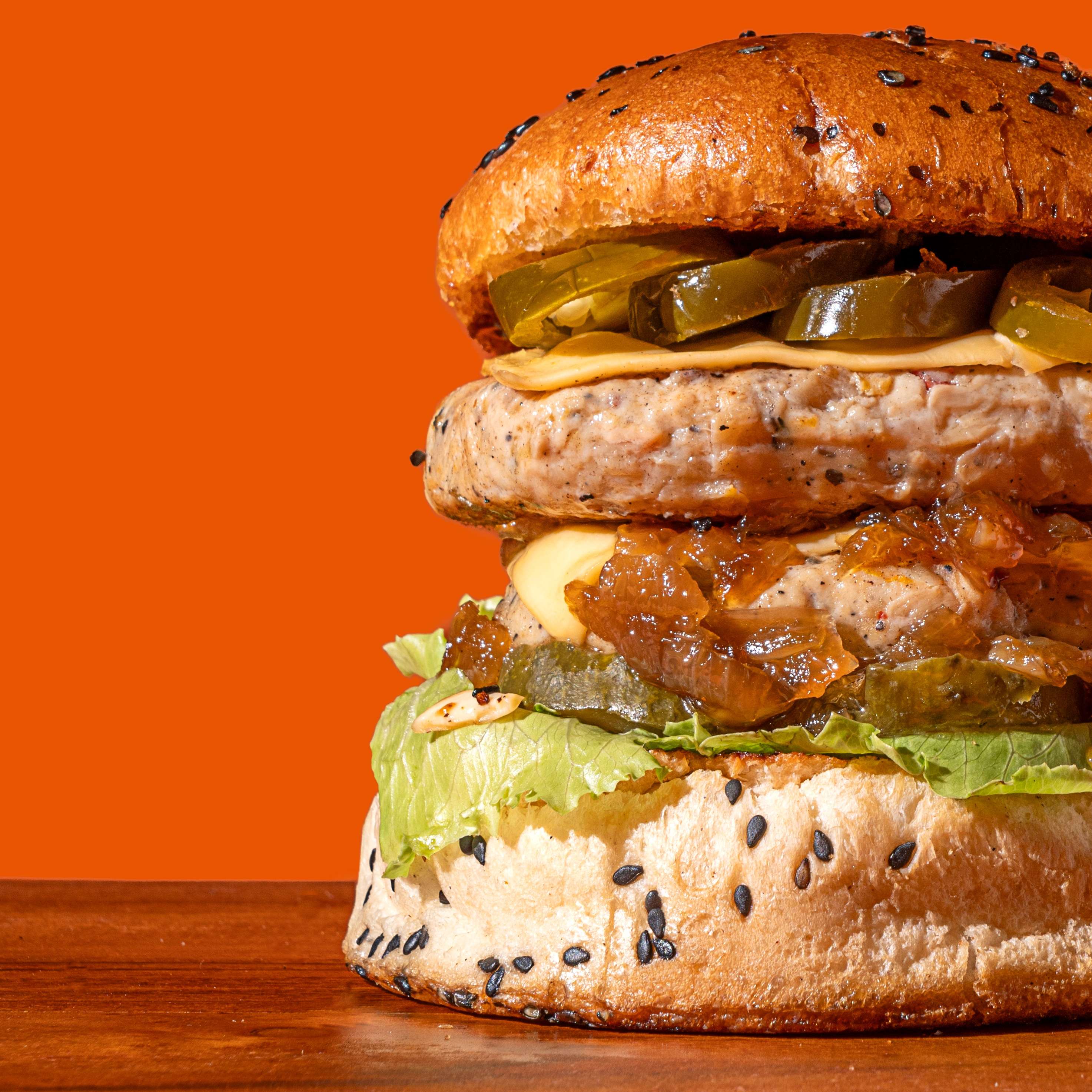 Double Cheese Grilled Burger